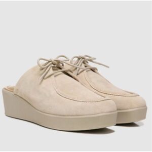 Naturalizer Taline Women’s Leather Slip On Mules in Porcelain Size 9